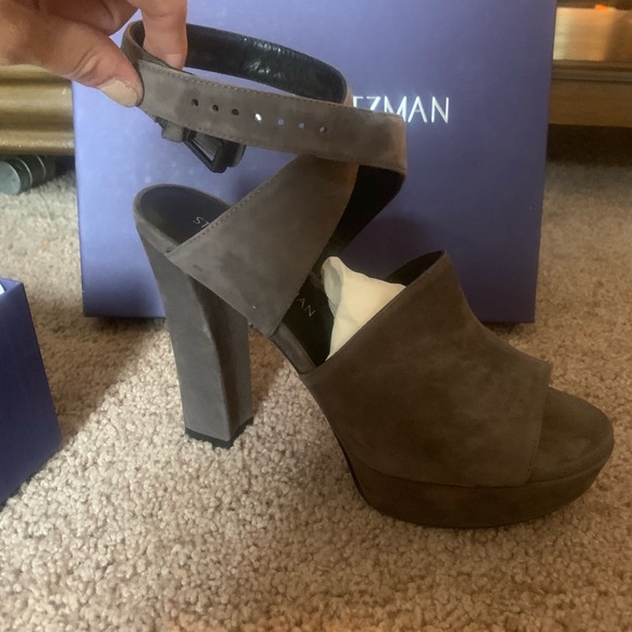 One day sale!! Stuart Weitzman Suede heels NIB!! - Picture 2 of 5